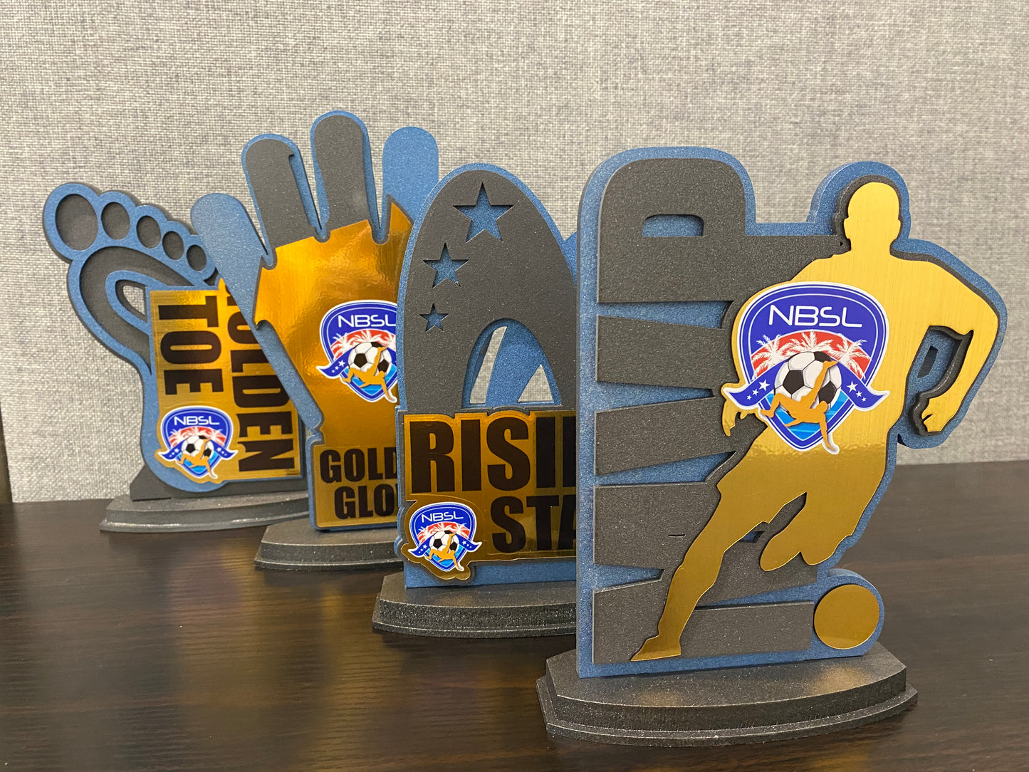 CUSTOM DESIGN - INDIVIDUAL TROPHY (7" to 9.5" inches heigh)